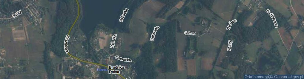 Zdjęcie satelitarne Ostowska ul.